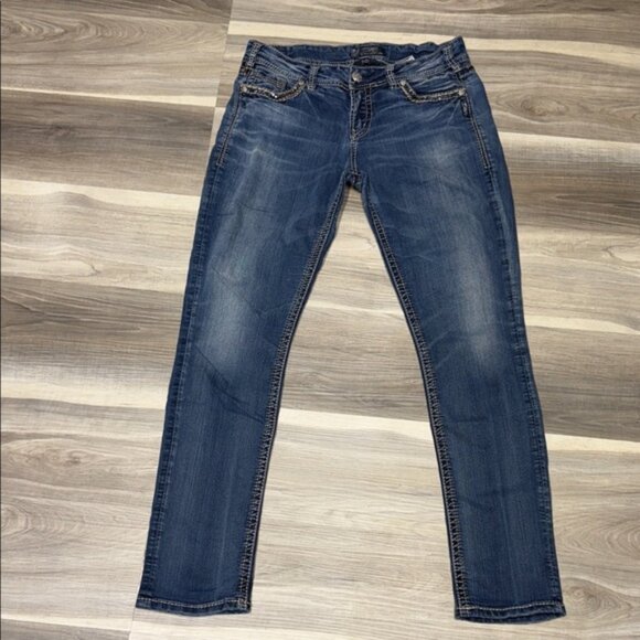 Silver Jeans Denim - Silver jeans Suki mid straight size 30